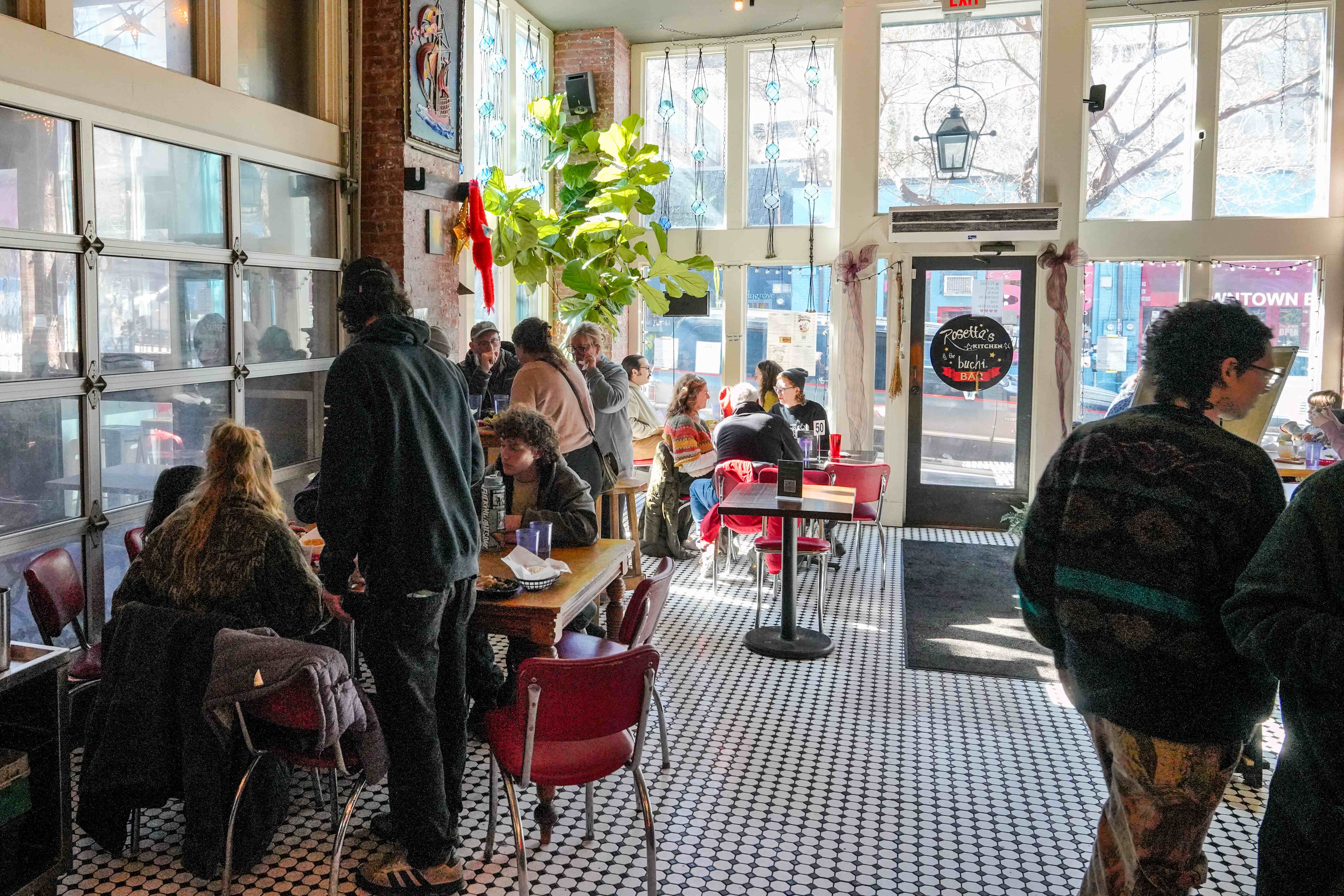 Busy interior of Rosetta's Kitchen, a partner restaurant